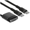 USB кабель Xiaomi 6A Braided USB-C to USB-C Cable 2m белый