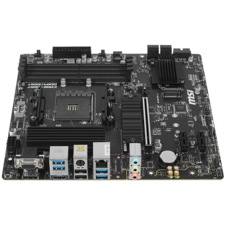 Материнская плата MSI B550M PRO-VDH WIFI, AM4, AMD B550, 4xDDR4, 4xSATA, 2xM.2, 1xPCIe 4.0 x16, 2xPCIe x1, 1xDisplayPort, 1xHDMI, 1xVGA, 1x 1Gb LAN, 2xUSB 2.0, 4xUSB 3.2 Gen 1, 3x3.5 мм, 7.1, mATX