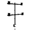 Кронштейн ONKRON D421E для четырех мониторов 13"-32" настольный, черный