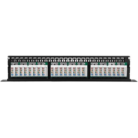 Патч-панель Lanmaster TWT-PP48/1U-U6 19" 1U 48xRJ45 кат.6 UTP