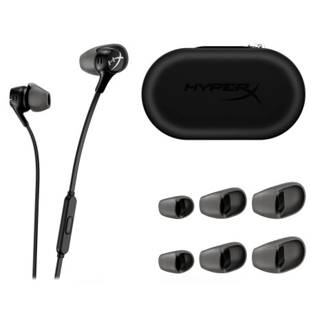 Проводные наушники HyperX Cloud Earbuds II черный