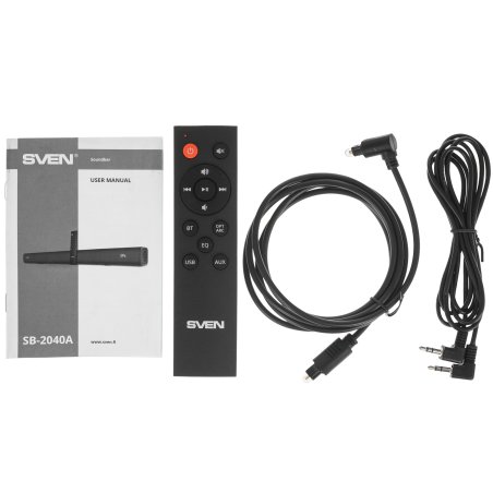 Саундбар SVEN SB-2040A, черный (40 Вт, Bluetooth, HDMI, ПДУ, Optical, USB, дисплей)