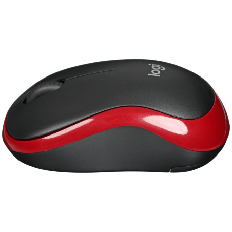 Мышь беспроводная Logitech M185 серый/черный, 1000 dpi, радиоканал, USB, кнопки - 3