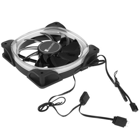 Вентилятор для корпуса JONSBO FR-606BR Reverse (120x120x25мм, 4-pin PWM, ARGb, 35.99CFM, 26.5dBA, 1500RPM, черный)