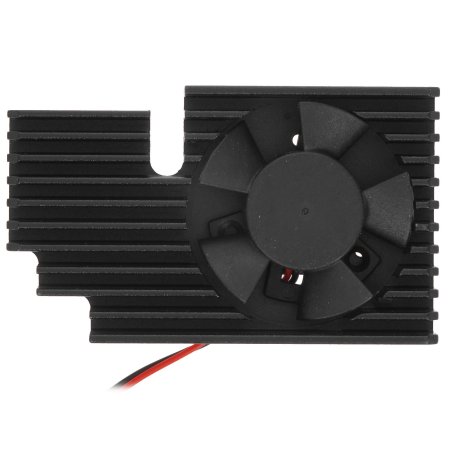 Кулер с радиатором QUMO, Raspberry Pi 4, черный (RS019)