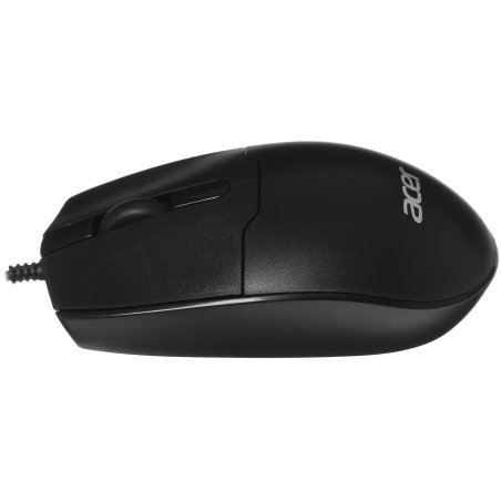 Мышь проводная Acer OMW126 черный, 1200 dpi, USB, кнопки - 3