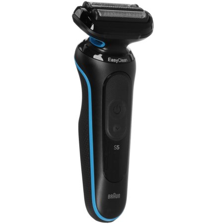 Электробритва Braun S5 52-B1600S синий с чехлом и насадками для стайлинга тела и бороды тип 5762