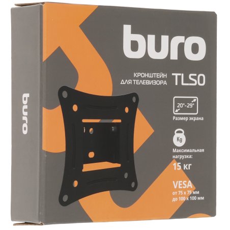 Кронштейн для мониторов ЖК Buro M042 черный 17"-27" макс.8кг настольный поворот и наклон