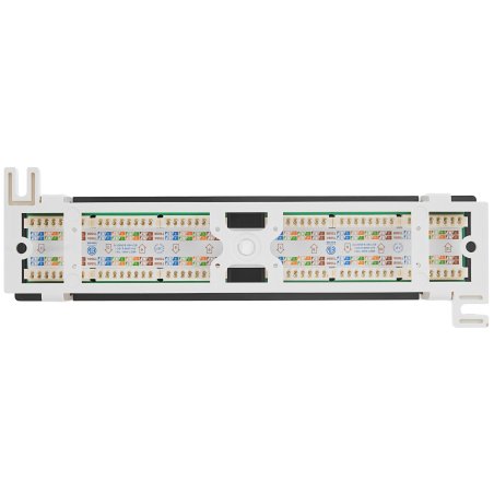 Монтажное оборудование Hyperline PPW-12-8P8C-C5e Патч-панель настенная, 12 портов RJ-45(8P8C), категория 5е, с подставкой