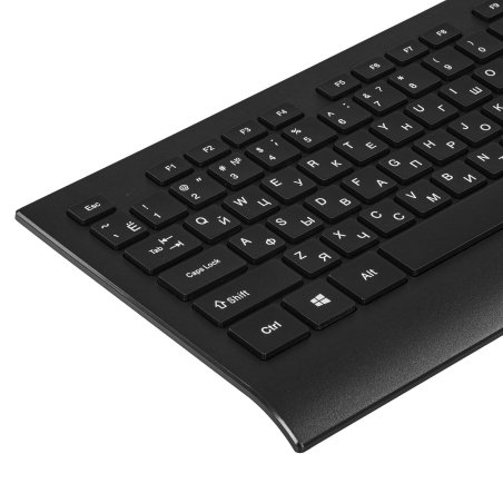 Клавиатура проводная Oklick 155M проводная, USB, черный