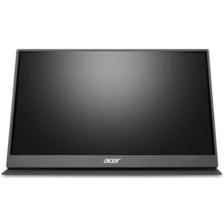 Монитор 15.6" Acer PM161QJbmiuux IPS 1920x1080, 60 Гц, 6 мс, 16:9, 250 кд/м², mini-HDMI, 2xUSB-C, 3.5 Jack, динамики (2x1 Вт), HDR10, FreeSync, черный