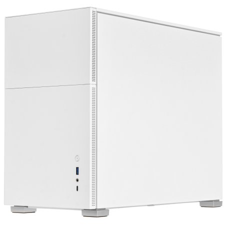 Компьютерный корпус без блока питания Case JONSBO D41 STD, Midi-Tower, TG, no fan, 1xUSB-A 3.2 + 1xUSB-C 3.2, ATX, mATX белый