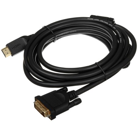 Кабель HDMI AM/DVI(24+1)M, 3 м, CU, 1080P@60Hz, 2F, VCOM <CG484GD-3M>