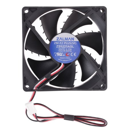 Вентилятор для корпуса Zalman ZM-F2 PLUS (SF) черный, 92 мм, 1500 об/мин, 23 дБ, 3 pin