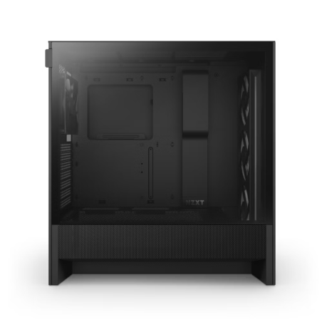 Компьютерный корпус без блока питания Case NZXT H5 Flow RGb, Midi-Tower, TG, 3x120мм RGb + 1x120мм, 1xUSB-A 3.2 + 1xUSB-C 3.2, E-ATX, ATX, mATX, mITX черный