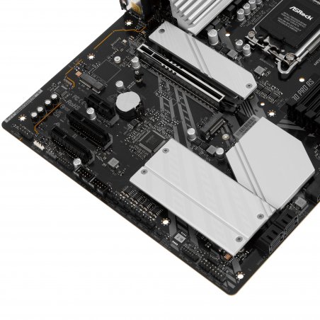 Материнская плата ASRock Z890 Pro RS WiFi White, LGA1851, Intel Z890, 4xDDR5, 4xSATA, 4xM.2, 1xPCIe 5.0 x16, DisplayPort, HDMI, USB Type-C, 1x2.5Gb LAN, Thunderbolt, 3x3.5 мм, 7.1, ATX