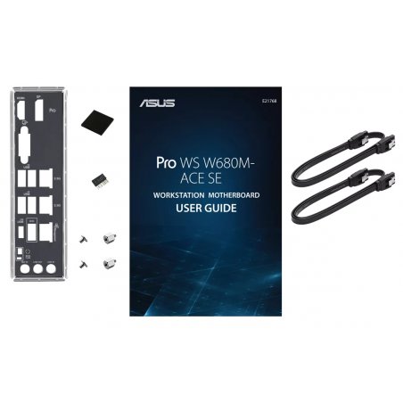 Материнская плата ASUS Pro WS W790E-SAGE SE, LGA4677, Intel W790, 8xDDR5 (ECC), 3xM.2, 2xSlimSAS, 8xSATA, 7xPCIe 5.0, 2x10Gb LAN, 1xUSB 3.2 Gen 2x2 (Type-C), 5xUSB 3.2 Gen 2 (Type-A + Type-C), 2xUSB 2.0, 5x3.5 мм, 7.1, EATX