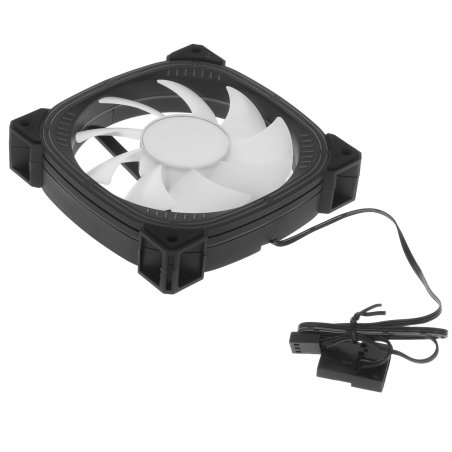 Вентилятор для корпуса Formula Nulight 12BK RGb 120х120x25 черный 3-pin 4-pin (Molex) 19.06дБ (NULIGHT 12BK FR) Ret