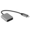 Кабель Satechi ST-U4C25M USB Type-C - USB Type-C 0.25м для зарядки и передачи данных (до 100W), серый космос