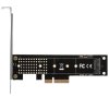 Переходник ORIENT C300EN PCI-Ex4->M.2 M-key NVMe SSD, тип 2230/2242/2260/2280/22110, 2 планки крепления в комплекте (33294)