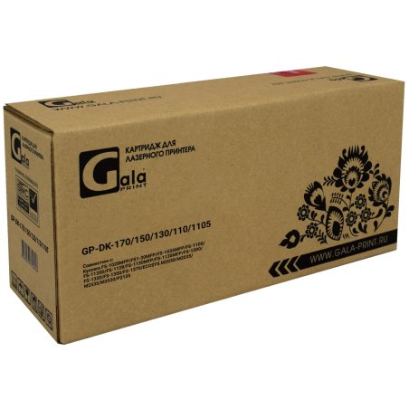 Драм-картридж GalaPrint GP-DK-170/DK-150/DK-130/DK-110/DK-1105 для принтеров Kyocera FS-1028MFP/FS-1030MFP/FS-1035MFP/FS-1100/FS-1120D/FS-1128/FS-1130MFP/FS-1135MFP/FS-1300/FS-1320/FS-1350/FS-1370/ECOSYS M2030/M2035/M2535/M3530/P2135 Drum 100000 копий