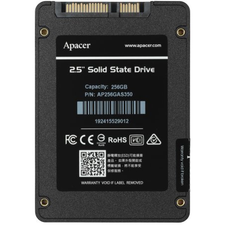 Накопитель SSD Apacer AS350 PANTHER, 256Gb, 2.5", SATA III, R/W 560/540
