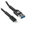Кабель Defender LIGHTNING TO USB2 1M черный ACH01-03T