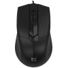 Мышь проводная Defender Optimum MB-270 черный, 1200 dpi, USB, кнопки - 3