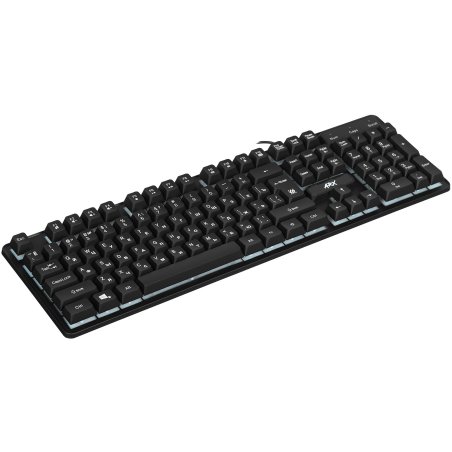 Клавиатура проводная Defender Arx GK-196L RU, USB, черный