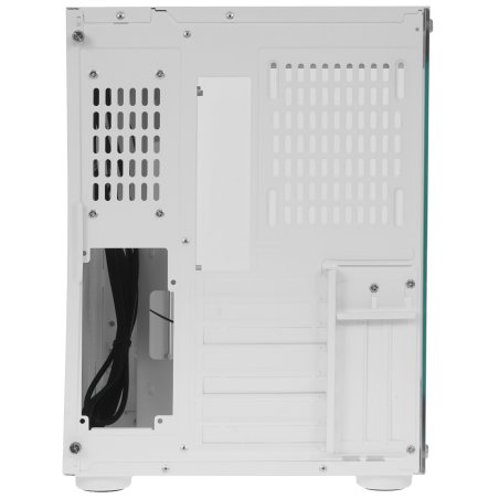 Компьютерный корпус Ginzzu V580 RGb подсветка, закаленное стекло 1*USB 3.0,1*USB 2.0, AU белый ATX