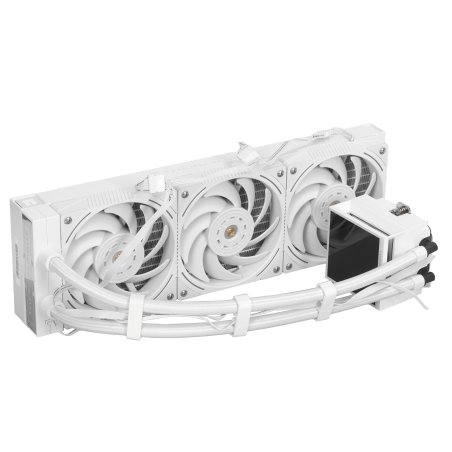 Система водяного охлаждения Thermalright Core Vision 360 ARGb Soc-AM5/AM4/1200/1700/1851 белый 4-pin 28.1dB Al LCD Ret (C-VISION-360-WH-ARGb)