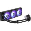 Система охлаждения PCCooler DA360 Pro ARGb Digital BK (300W, 360мм, LED temp., Black, ARGb/ Fans: 3x120мм, 75.8CFM, 33.7dBA, 2200RPM/ Pump height 57мм, 28dBA, 3000RPM, Rad thickness 27мм/ S: 1851, 1700, 1200, 20XX, 115X, AM5, AM4)