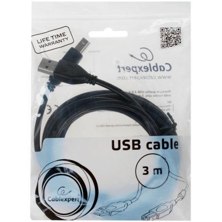 Кабель Gembird CCF-USB2-AMBM-10 USB 2.0 кабель PRO для соед. 3.0м AM/BM позол.конт., фер.кол., пакет