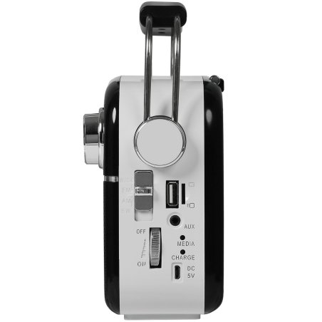 Радиоприемник SVEN SRP-505 (4 Вт, FM/AM/SW, USB, SD/microSD, Bluetooth, 1200 мА·ч)черный