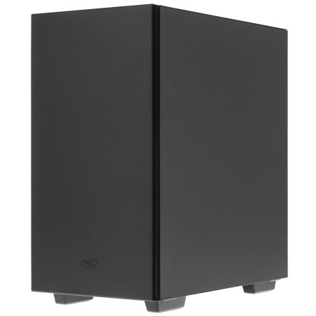 Компьютерный корпус Deepcool MACUBE 110 BK без БП, боковое окно (закаленное стекло), черный, mATX