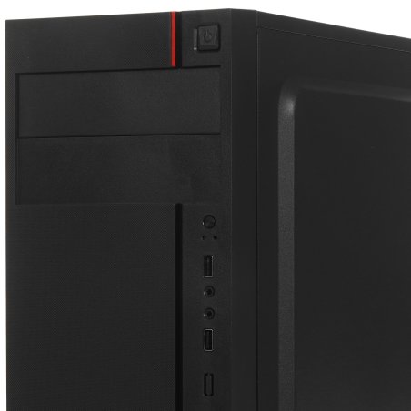 Компьютерный корпус Miditower ExeGate AA-440-AA350 (ATX, AA350 8 см, 2*USB, аудио)