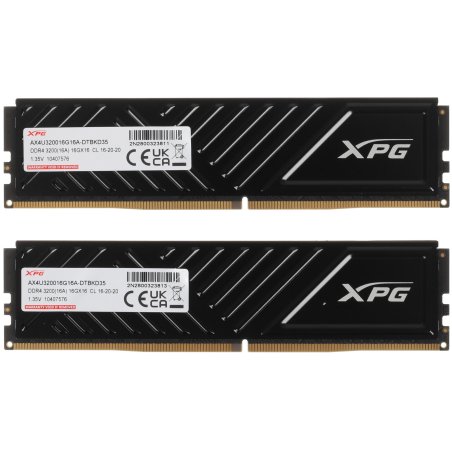Оперативная память DIMM DDR4-3200 32Gb (16Gbx2) AX4U320016G16A-DTbKD35 ADATA