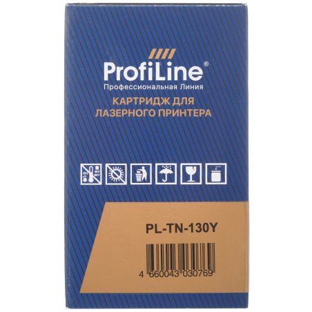 Картридж ProfiLine PL-TN-130Y для принтеров Brother DCP 9042CDN/9045CDN/9040CN/MFC/9840CDW/9440CN/HL/4040CN/4050CDN/4070C 1500 копий Yellow