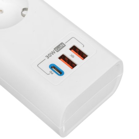 Сетевой фильтр Philips CHP8236WB/51, 3м, 3 розетки, белый