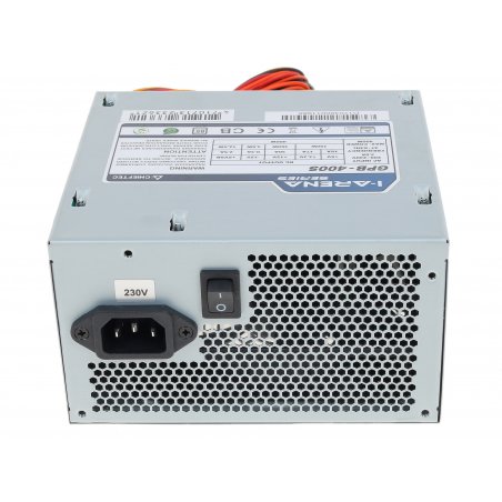 Блок питания Chieftec GPF-400P, 400Вт, 80мм, серый