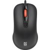 Мышь проводная Defender Omega MB-522 черный, 1600 dpi, USB, кнопки - 4