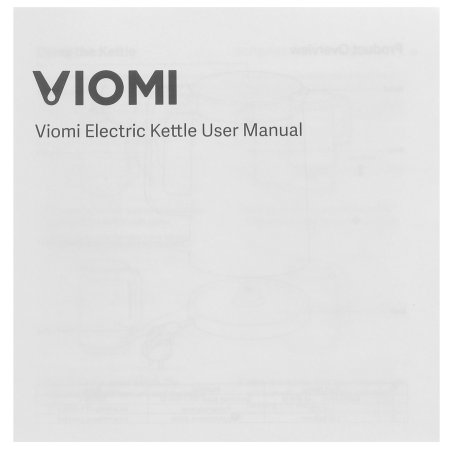 Чайник электрический Xiaomi Viomi Mechanical Kettle V-MK152A белый