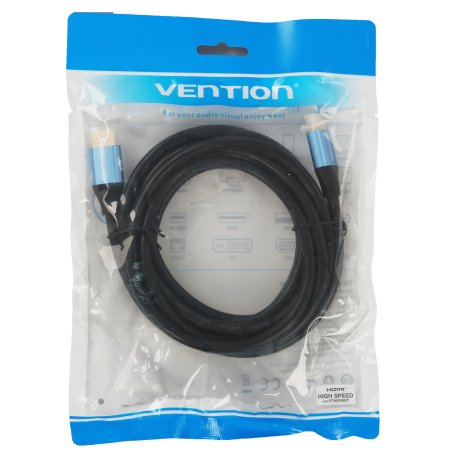 Кабель Vention HDMI High speed v2.0 with Ethernet 19M/19M - 3 м
