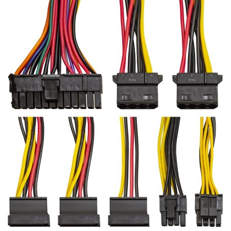 Блок питания ExeGate AB650 (EX292143RUS), 650Вт, 80мм, серебряный