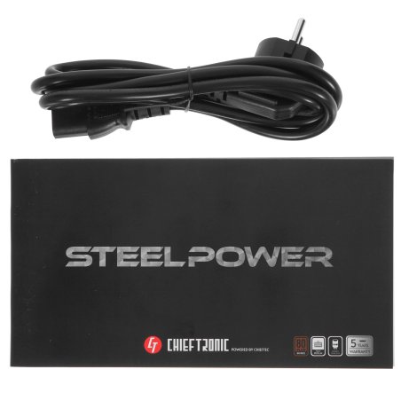 Блок питания Chieftec SteelPower BDK-750FC, 750Вт, 80 PLUS Bronze, 120мм, модульный, черный