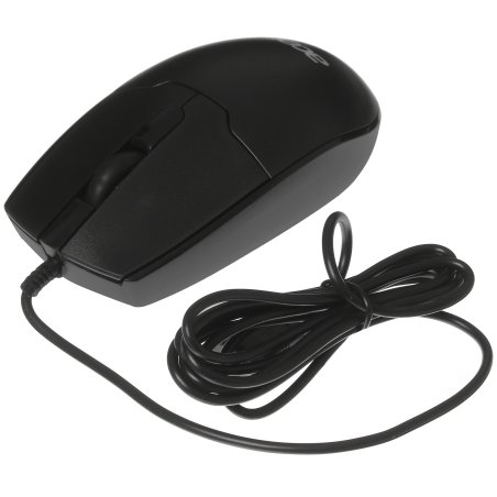 Мышь проводная Acer OMW126 черный, 1200 dpi, USB, кнопки - 3