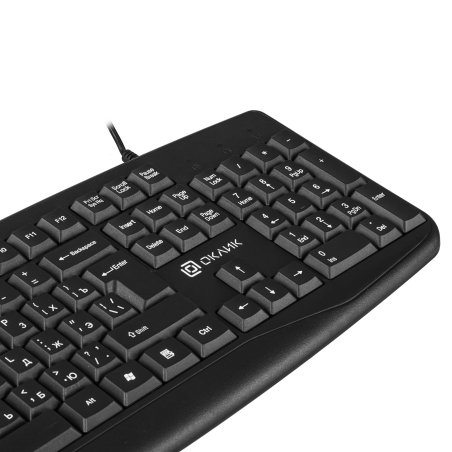 Клавиатура проводная Oklick 105M (1678092), USB, черный