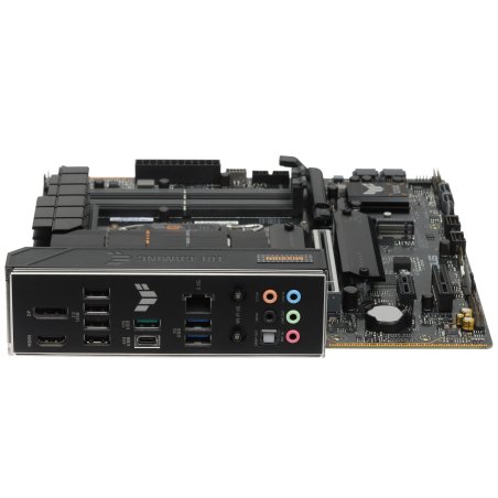 Материнская плата ASUS TUF GAMING B760M-PLUS WIFI II, LGA 1700, Intel B760, 4xDDR5, 4xSATA, 3xM.2, 1xPCIe 5.0 x16, 1xPCIe x4, 1xUSB-A 3.2 Gen 2, 2xUSB-A 3.2 Gen 1, 4xUSB 2.0, 1xUSB-C 3.2 Gen 2x2, 1x2.5Gb LAN, 5x3.5 мм, 7.1, Wi-Fi 6E, Bluetooth 5.3, mATX