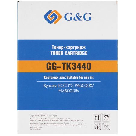 Картридж лазерный G&G GG-TK3440 TK-3440 черный (40000стр.) для Kyocera ECOSYS PA6000X/MA6000ifx