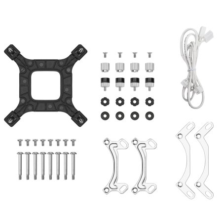 Система водяного охлаждения Deepcool LE240 V2 Zero Dark Soc-AM5/AM4/1200/1700/1851 черный 4-pin 28.2-31.6dB Al 220W 1359gr Ret (R-LE240ZERO-BKLNMD-G-1)